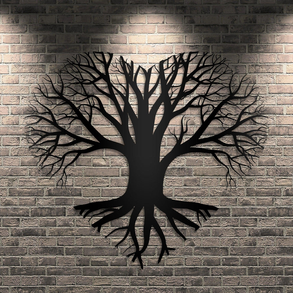 Tree Of Life Heart Metal Wall Art